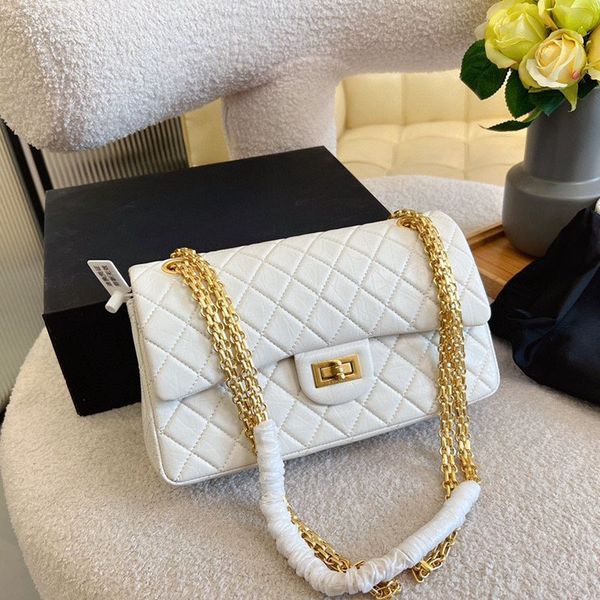 women classic double flap shoulder bag gold and silver chain diamond lattice genuine leather quilted luxury designer bag crossbody retro clu
women classic double flap shoulder bag gold and silver chain diamond lattice genuine leather quilted luxury designer bag crossbody retro clu
