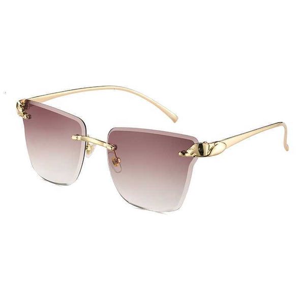 exquisite metal leopard head sunglasses women frameless trimming big butterfly lens square frame net red eyeglasses female trend ins style, White;black
exquisite metal leopard head sunglasses women frameless trimming big butterfly lens square frame net red eyeglasses female trend ins style, White;black