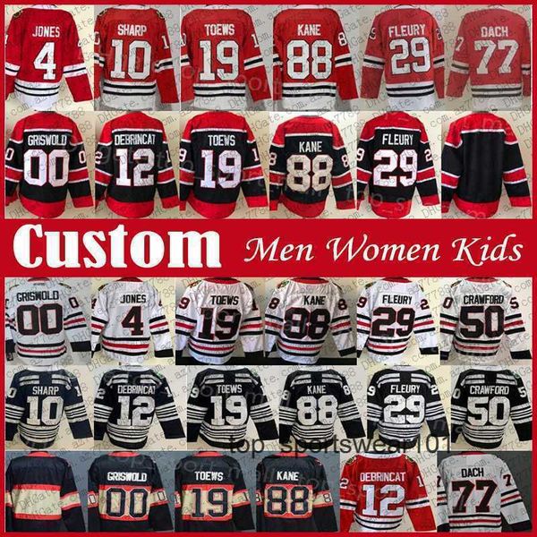 fans tees 88 patrick kane custom men women kid hockey jersey 29 marc-andre fleury 19 jonathan toews alex debrincat kirby dach seth jones co, Black
fans tees 88 patrick kane custom men women kid hockey jersey 29 marc-andre fleury 19 jonathan toews alex debrincat kirby dach seth jones co, Black