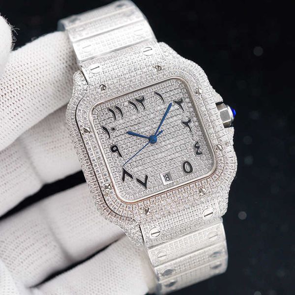 wristwatches mens mechanical watch 40mm diamond watch sapphire stainls steel strap wristwatch gift montre de luxe life waterproof, Slivery;brown
wristwatches mens mechanical watch 40mm diamond watch sapphire stainls steel strap wristwatch gift montre de luxe life waterproof, Slivery;brown