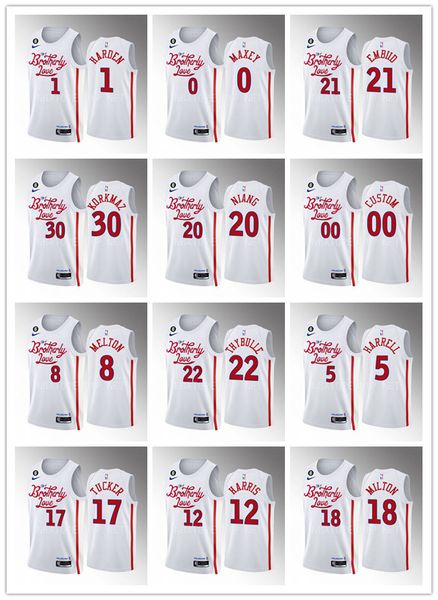 college basketball wears basketball jersey james harden #1 tyrese maxey #0 joel embiid #21 matisse thybulle #22 2023 philadelphia'', Black
college basketball wears basketball jersey james harden #1 tyrese maxey #0 joel embiid #21 matisse thybulle #22 2023 philadelphia'', Black