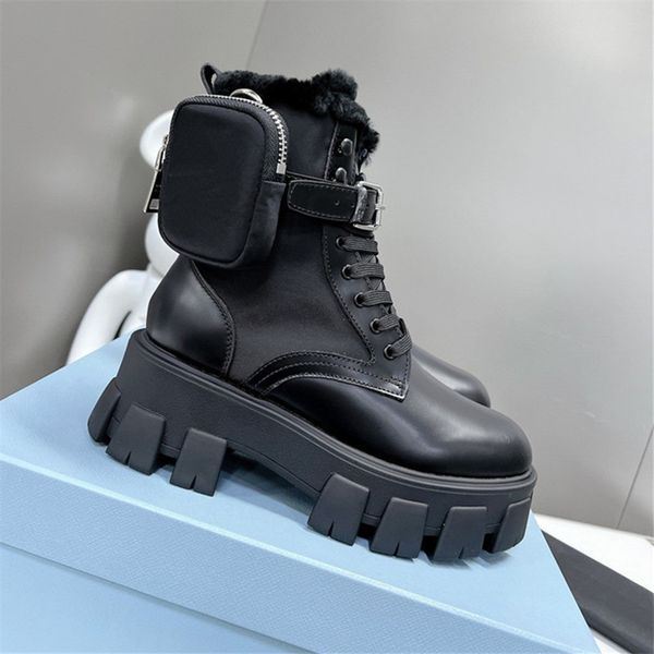 women ankle boots pocket zipper bag martin boots thick soled high riding boots size 35-40, Black
women ankle boots pocket zipper bag martin boots thick soled high riding boots size 35-40, Black