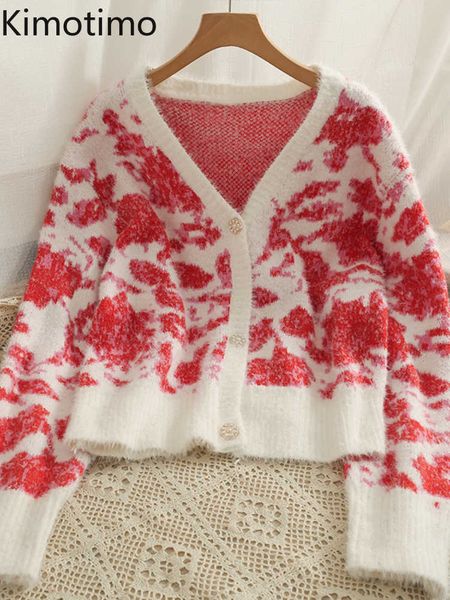 women's sweaters kimotimo plush knitted cardigan female 2022 autumn retro long sleeve sweater korean chic v neck loose all match cardig, White;black
women's sweaters kimotimo plush knitted cardigan female 2022 autumn retro long sleeve sweater korean chic v neck loose all match cardig, White;black