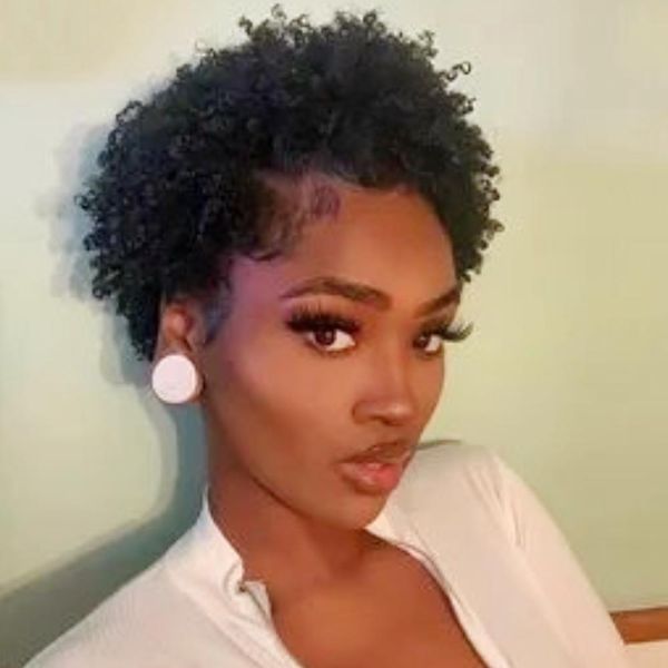 pixie cut afro short curly human hair non lace wigs full machine made wig remy brazilian wig for women, Black;brown
pixie cut afro short curly human hair non lace wigs full machine made wig remy brazilian wig for women, Black;brown