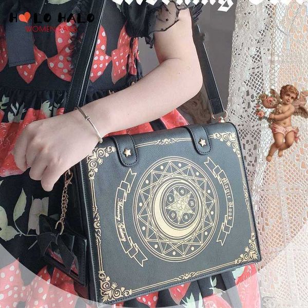purses gothic magic book messenger bags for girls lolita jk student cosplay and handbags uniform gold stamping crossbody bag
purses gothic magic book messenger bags for girls lolita jk student cosplay and handbags uniform gold stamping crossbody bag