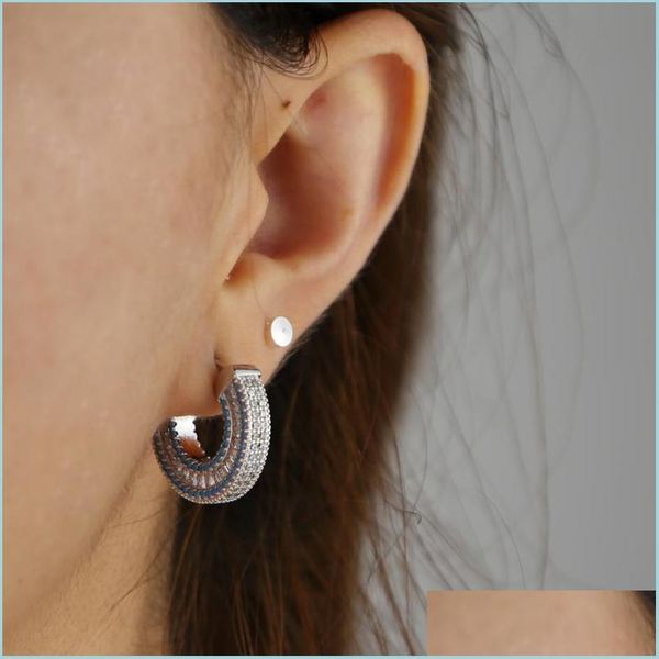 hoop huggie hoop hie turquoises stone paved luxury mini earrings with gold sier color plated moon shape earring for women wedding dhgc2, Golden;silver
hoop huggie hoop hie turquoises stone paved luxury mini earrings with gold sier color plated moon shape earring for women wedding dhgc2, Golden;silver