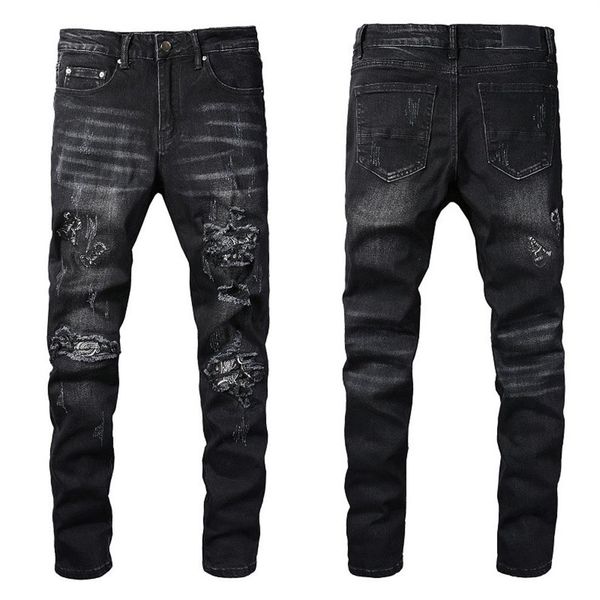 mens jeans skinny distress ripped destroyed stretch biker denim black slim fit hip hop pants for men jean 32g, Blue
mens jeans skinny distress ripped destroyed stretch biker denim black slim fit hip hop pants for men jean 32g, Blue