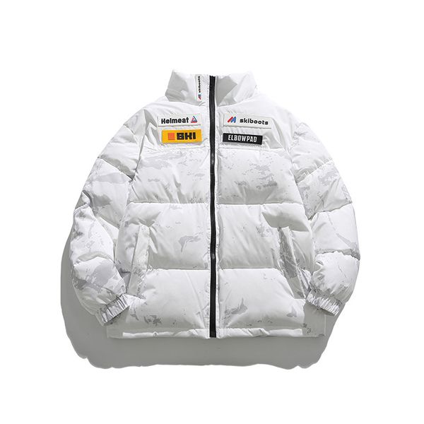 winter thicken warm jacket down parkas streetwear harajuku print padded bubble puffer jackets men women fashion casual coats white, Black
winter thicken warm jacket down parkas streetwear harajuku print padded bubble puffer jackets men women fashion casual coats white, Black