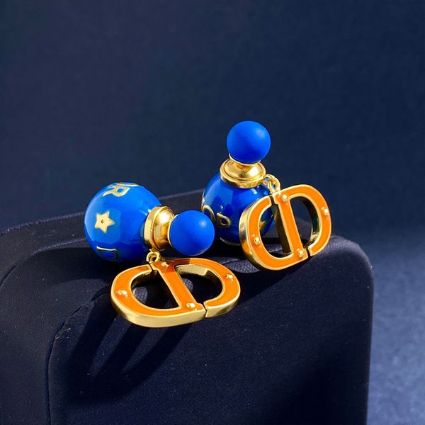 d brand letters double side ball stud earrings blue stone orange c d letter luxury designer earring ear rings party wedding jewelry, Golden;silver
d brand letters double side ball stud earrings blue stone orange c d letter luxury designer earring ear rings party wedding jewelry, Golden;silver