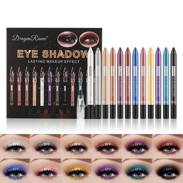 eye shadow 12pcs/ pack eyeliner pencil kit lasting eyeshadow pigment waterproof eye makeup tools
eye shadow 12pcs/ pack eyeliner pencil kit lasting eyeshadow pigment waterproof eye makeup tools