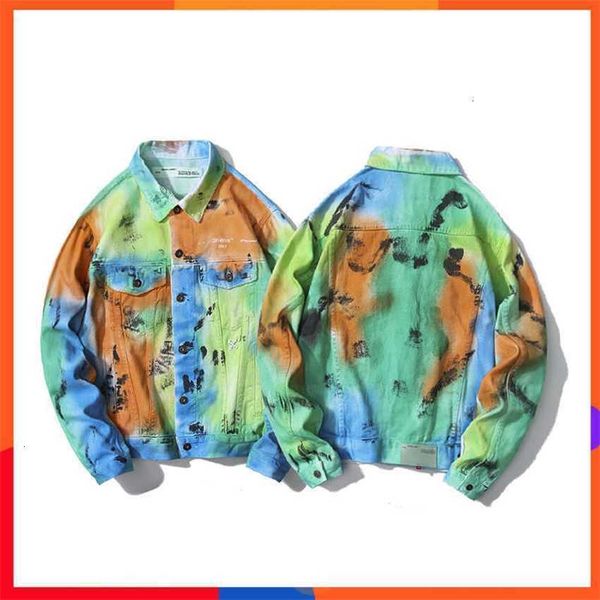 men's jacket 2022 spring and autumn offs style new destruction old h-painted graffiti ink rendering splash cowboy men women, Black;brown
men's jacket 2022 spring and autumn offs style new destruction old h-painted graffiti ink rendering splash cowboy men women, Black;brown
