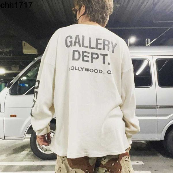 galleryes depts alphabet printed high street waffle loose long sleeve t-shirt men's and women's bottom shirt, White;black
galleryes depts alphabet printed high street waffle loose long sleeve t-shirt men's and women's bottom shirt, White;black