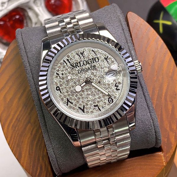 2023wristwatches wristwatch mens watch automatic movement sapphire 40mm stainls steel strap fashion wristwatch diamond bezel, Slivery;brown
2023wristwatches wristwatch mens watch automatic movement sapphire 40mm stainls steel strap fashion wristwatch diamond bezel, Slivery;brown