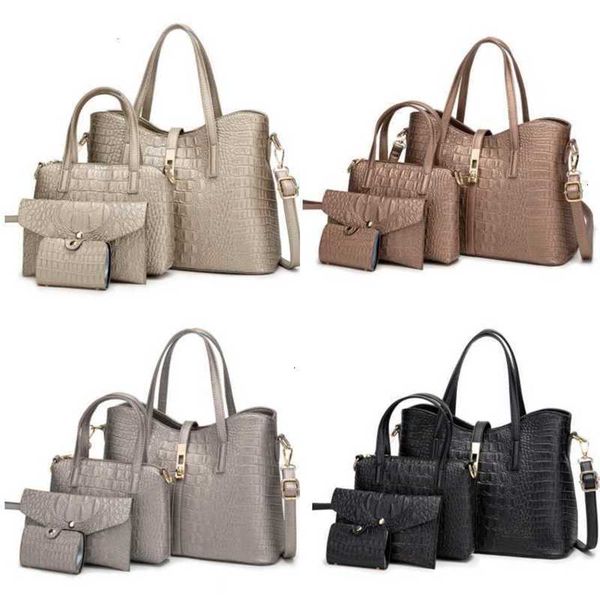 4 pcs set leather bags brand woman plain handbag crocodile of printed lady pu fashion large capcity useful crossbody bag
4 pcs set leather bags brand woman plain handbag crocodile of printed lady pu fashion large capcity useful crossbody bag