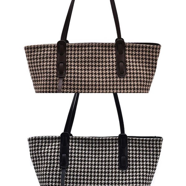 evening bag large capacity houndstooth tote women's shoulder vintage plaid big women handbags luxury composite shopper s c0308
evening bag large capacity houndstooth tote women's shoulder vintage plaid big women handbags luxury composite shopper s c0308