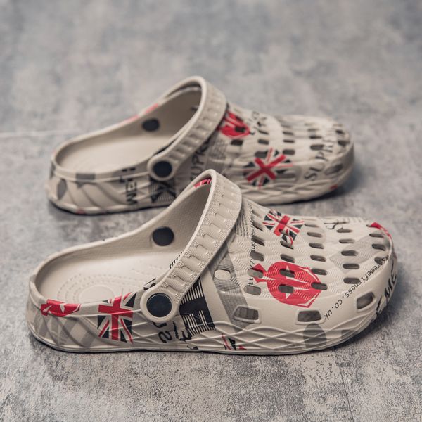 trendy slippers sandals beach slippers letter graffiti fashion casual comfortable non-slip breathable hole slippers men's indoor and ou, Black
trendy slippers sandals beach slippers letter graffiti fashion casual comfortable non-slip breathable hole slippers men's indoor and ou, Black