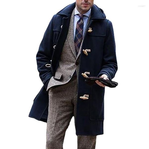 men's down men's coat fashion long lapel jacket autumn and winter woolen overcoat male casual streetwear chamarras para hombre, Black
men's down men's coat fashion long lapel jacket autumn and winter woolen overcoat male casual streetwear chamarras para hombre, Black
