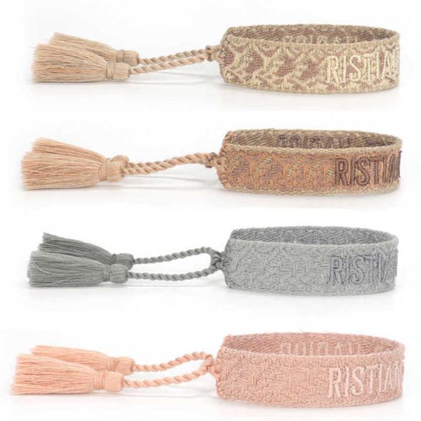 luxury fashion women's bracelets brand bangle d designer jewelry female embroidery woven bracelet bohemian creative tassel men's g, Black
luxury fashion women's bracelets brand bangle d designer jewelry female embroidery woven bracelet bohemian creative tassel men's g, Black