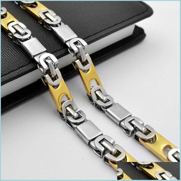 chains sunnerlees fashion jewelry stainless steel necklace 8mm geometric byzantine link chain sier gold color men women gift sc132 n dhptp, Silver
chains sunnerlees fashion jewelry stainless steel necklace 8mm geometric byzantine link chain sier gold color men women gift sc132 n dhptp, Silver