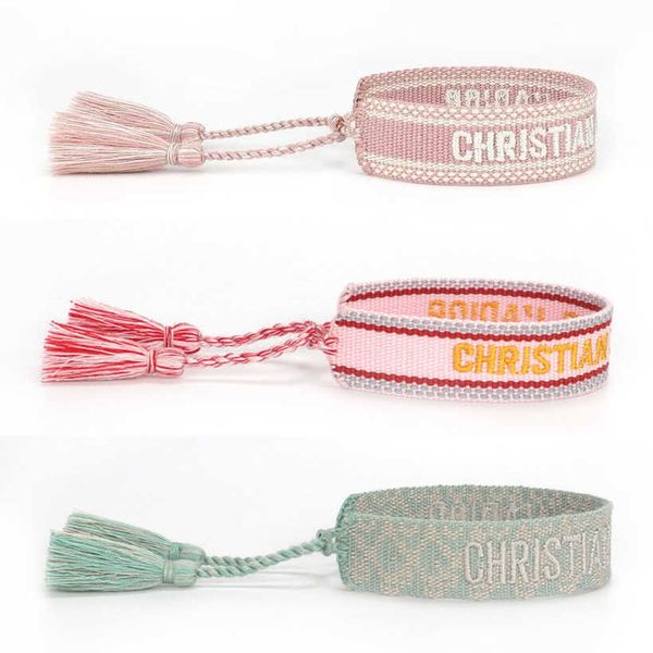 women's fashion luxury bracelets d brand designer bangle letter embroidery bracelet hand woven jewelry bohemian rope trinket men girl f, Golden;silver
women's fashion luxury bracelets d brand designer bangle letter embroidery bracelet hand woven jewelry bohemian rope trinket men girl f, Golden;silver