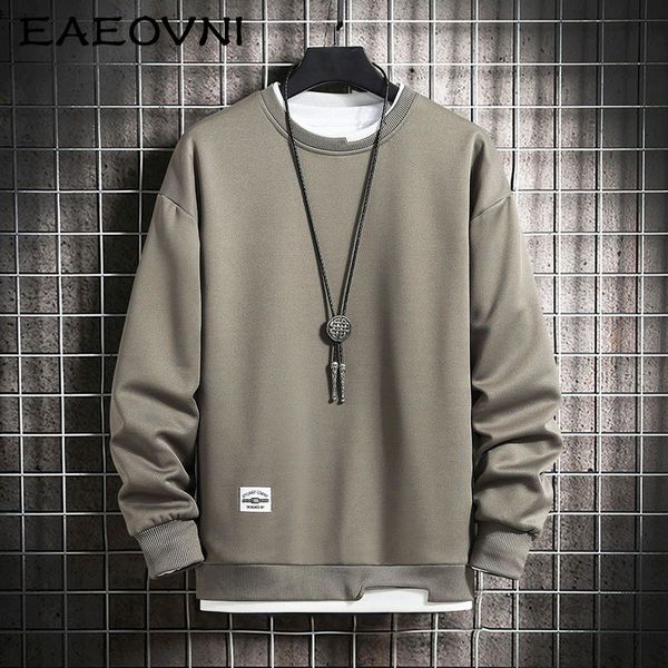 eaeovni 2021 new mens casual sweatshirts hoodie men fake two pieces multi color o-neck fashion harajuku style male sweatshirt, Black
eaeovni 2021 new mens casual sweatshirts hoodie men fake two pieces multi color o-neck fashion harajuku style male sweatshirt, Black