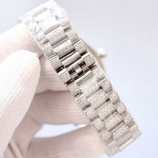 2023wristwatches diamond watch mens automatic mechanical watch 41mm with diamond-studded steel fashion busins wristwatch bracelet waterproof, Silver
2023wristwatches diamond watch mens automatic mechanical watch 41mm with diamond-studded steel fashion busins wristwatch bracelet waterproof, Silver