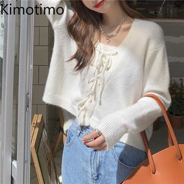 women's sweaters kimotimo solid belt sweater women 2021 autumn new vhals short sweater korean fashion design long sleeves knitted sweat, White;black
women's sweaters kimotimo solid belt sweater women 2021 autumn new vhals short sweater korean fashion design long sleeves knitted sweat, White;black