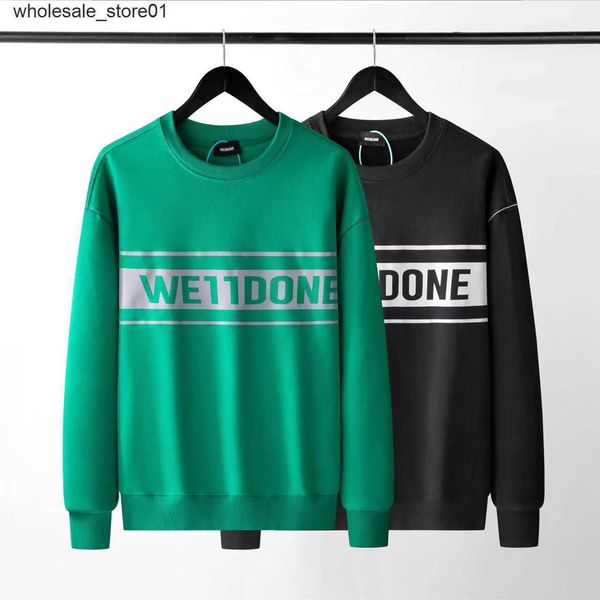 men's hoodies designer sweatshirts we11done winter reflective letter loose round neck long sleeve sweater casual loose pullover men wom, Black
men's hoodies designer sweatshirts we11done winter reflective letter loose round neck long sleeve sweater casual loose pullover men wom, Black