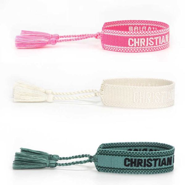 luxury women's fashion bracelets d brand designer bangle embroidery wrist rope bohemia tassel hand woven bracelet men's girl simpl, Golden;silver
luxury women's fashion bracelets d brand designer bangle embroidery wrist rope bohemia tassel hand woven bracelet men's girl simpl, Golden;silver