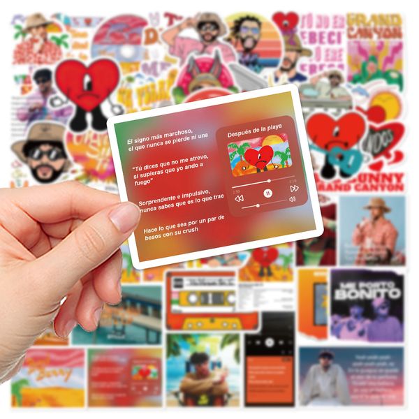 50pcs/lot graffiti skateboard stickers bunny music album for car suitcase lapipad bicycle motorcycle helmet ps4 phone diy decals pvc guitar
50pcs/lot graffiti skateboard stickers bunny music album for car suitcase lapipad bicycle motorcycle helmet ps4 phone diy decals pvc guitar