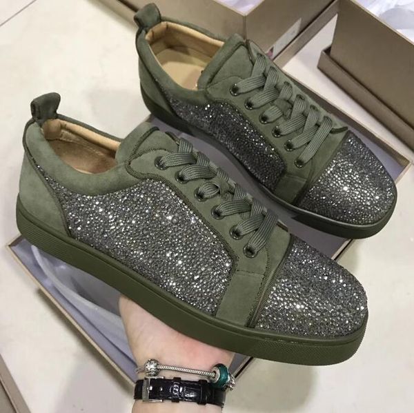 low platform sneakers red bottoms casual shoes women men fashion designer luxurys loafers spikes party flat big size 13 suede leather vintag, Black
low platform sneakers red bottoms casual shoes women men fashion designer luxurys loafers spikes party flat big size 13 suede leather vintag, Black