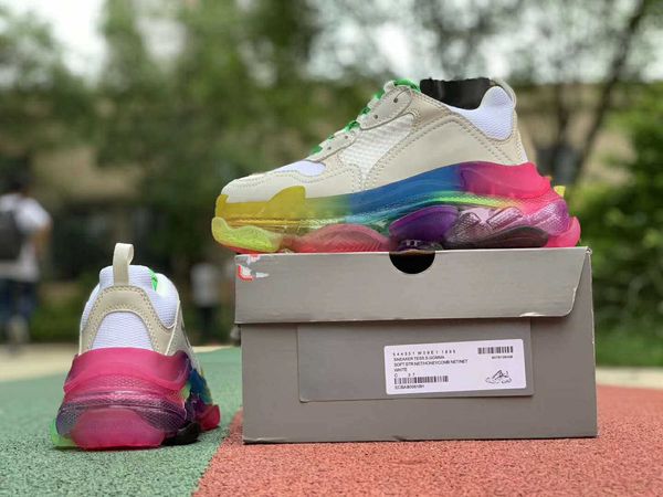 box included fashon triple s casual shoes 2019 triple s sneaker neon green women leather casual shoes low lace-up sneakers, Black
box included fashon triple s casual shoes 2019 triple s sneaker neon green women leather casual shoes low lace-up sneakers, Black