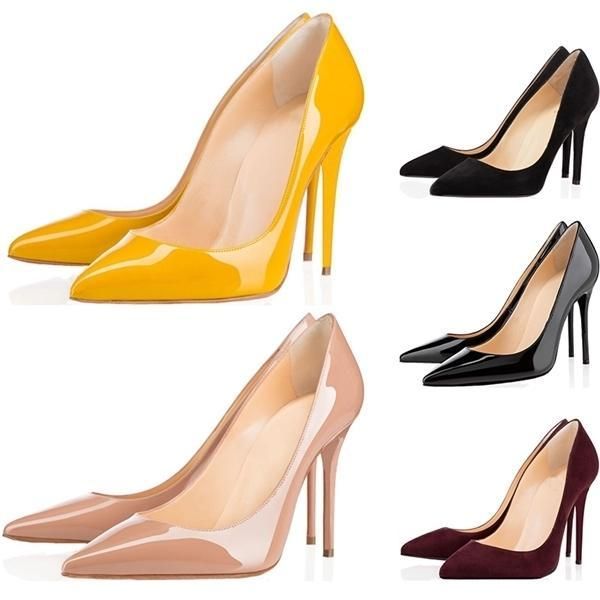 women sandals shoes red botto high heels pointed toe sole 8cm 10cm 12cm pumps come dust bags wedding shoes 36-42, Black
women sandals shoes red botto high heels pointed toe sole 8cm 10cm 12cm pumps come dust bags wedding shoes 36-42, Black