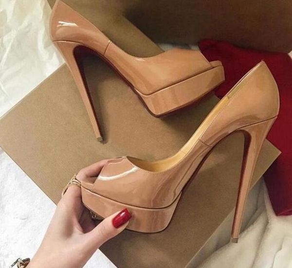 womens designer shoes peep toe sandals red shiny bottoms super high heels 12cm 14cm 16cm nude black patent leather platform heel pumps 35-45
womens designer shoes peep toe sandals red shiny bottoms super high heels 12cm 14cm 16cm nude black patent leather platform heel pumps 35-45
