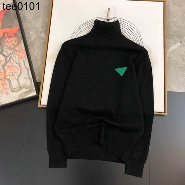 2022ss autumn winter fashion botvega veneta badge men's casual versatile reversible high collar underlay sweater, White;black
2022ss autumn winter fashion botvega veneta badge men's casual versatile reversible high collar underlay sweater, White;black