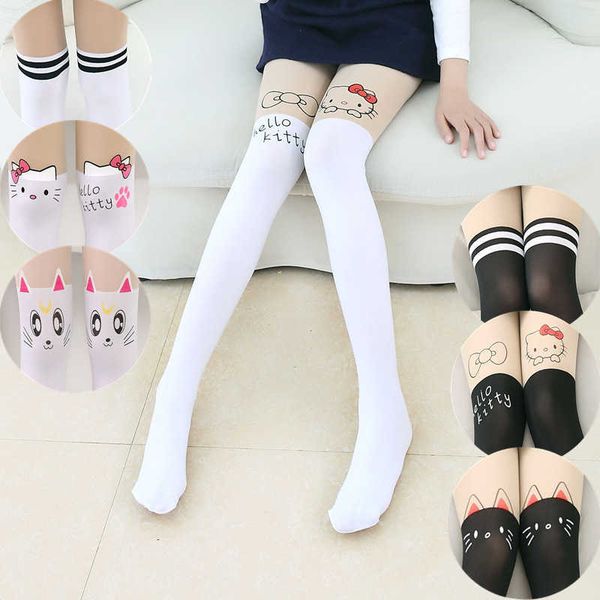 summer girls thin tights pantyhose knee fake tattoo velvet stocking white cartoon kitty cat 3 10y, Blue
summer girls thin tights pantyhose knee fake tattoo velvet stocking white cartoon kitty cat 3 10y, Blue