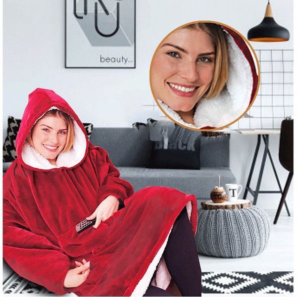 lazy hooded pajamas tv blanket pullover outdoor winter wool warm comfortable clothing
lazy hooded pajamas tv blanket pullover outdoor winter wool warm comfortable clothing