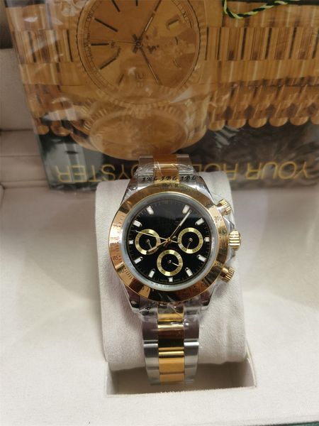 mens watch automatic mechanical watches 40mm stainless steel strap black gold wristwatch ceramic case life waterproof design montre de luxe, Slivery;brown
mens watch automatic mechanical watches 40mm stainless steel strap black gold wristwatch ceramic case life waterproof design montre de luxe, Slivery;brown