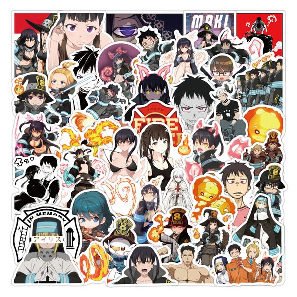 50pcs anime cartoon fire force stickers graffiti kids toy skateboard car motorcycle bicycle sticker decals wholesale
50pcs anime cartoon fire force stickers graffiti kids toy skateboard car motorcycle bicycle sticker decals wholesale