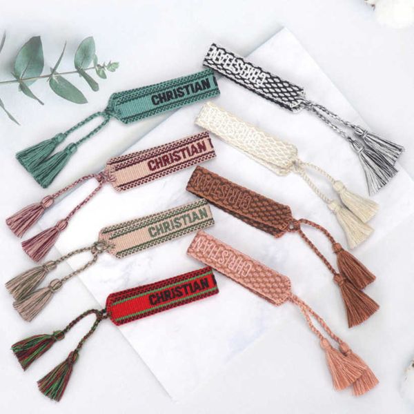 fashion women's luxury bracelets brand d designer bangle jewelry female embroidery woven bracelet bohemian creative tassel men's g, Golden;silver
fashion women's luxury bracelets brand d designer bangle jewelry female embroidery woven bracelet bohemian creative tassel men's g, Golden;silver