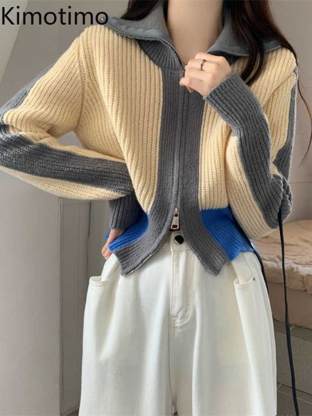 women's sweaters kimotimo retro hit color zipper sweater vest women autumn winter short lapel knitted jacket korean chic design long sl, White;black
women's sweaters kimotimo retro hit color zipper sweater vest women autumn winter short lapel knitted jacket korean chic design long sl, White;black