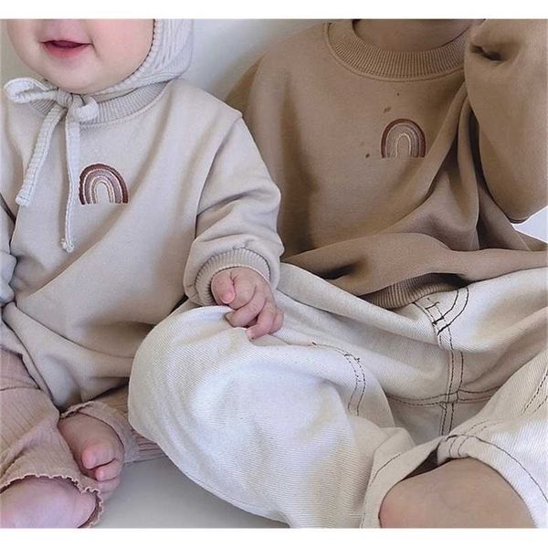 milancel kids hoodies classic o-neck girls sweatshirt rainbow embroidery for boys 211105, Black
milancel kids hoodies classic o-neck girls sweatshirt rainbow embroidery for boys 211105, Black