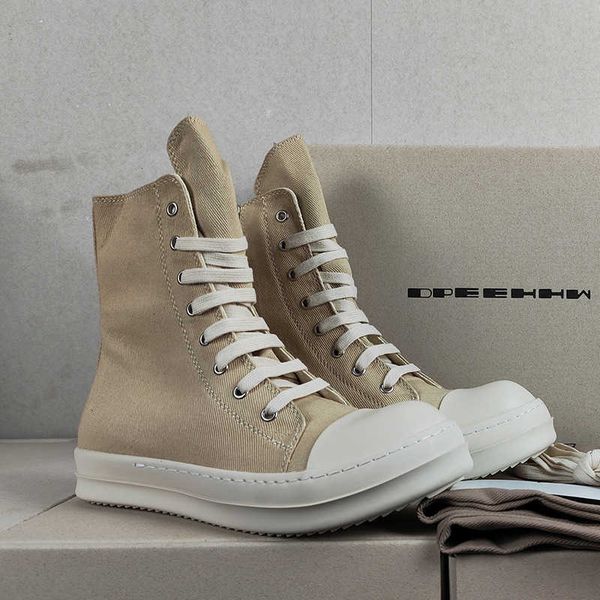 casual shoes thick soled high gang men's apricot canvas shoes lace up round head casual short boots women's board shoes, Black
casual shoes thick soled high gang men's apricot canvas shoes lace up round head casual short boots women's board shoes, Black