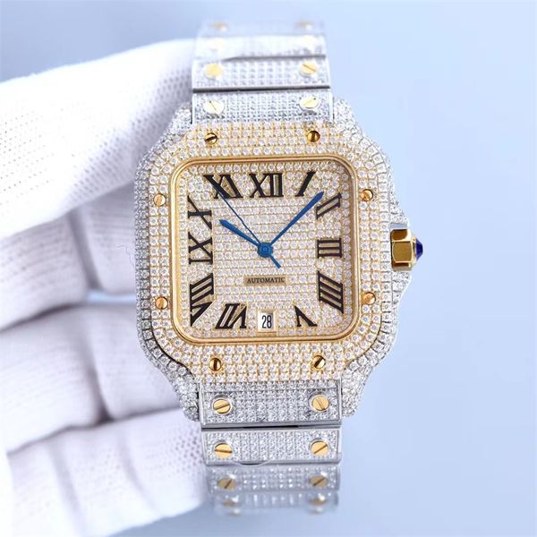 diamond watch mens watch mechanical movement watches sapphire anti-scratch lens 316l fine steel case strap 40mm fold buckle 009, Slivery;brown
diamond watch mens watch mechanical movement watches sapphire anti-scratch lens 316l fine steel case strap 40mm fold buckle 009, Slivery;brown