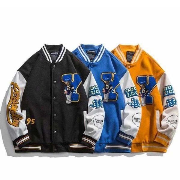 men's jackets varsity jacket men letter embroidery contrast sleeve pu leather bomber coats hip hop baseball streetwear, Black;brown
men's jackets varsity jacket men letter embroidery contrast sleeve pu leather bomber coats hip hop baseball streetwear, Black;brown