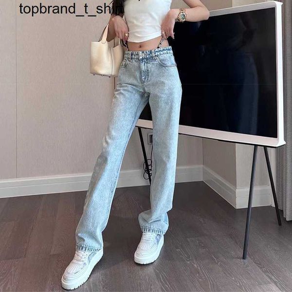 new women's jeans designer alexanders slim straight tube sagging denim wangs fashion women's pants, Blue
new women's jeans designer alexanders slim straight tube sagging denim wangs fashion women's pants, Blue