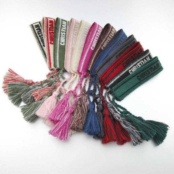 luxury fashion bracelets women's brand d designer bangle jewelry female embroidery woven bracelet bohemian creative tassel men's g, Golden;silver
luxury fashion bracelets women's brand d designer bangle jewelry female embroidery woven bracelet bohemian creative tassel men's g, Golden;silver