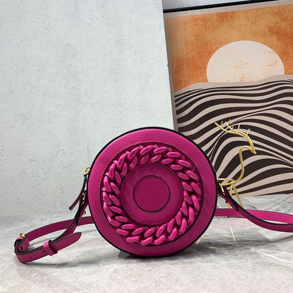 circular crossbody bag fashion shoulder bags metal chain decorate women handbags purse zipper closure cell phone pocket granular leather cro
circular crossbody bag fashion shoulder bags metal chain decorate women handbags purse zipper closure cell phone pocket granular leather cro