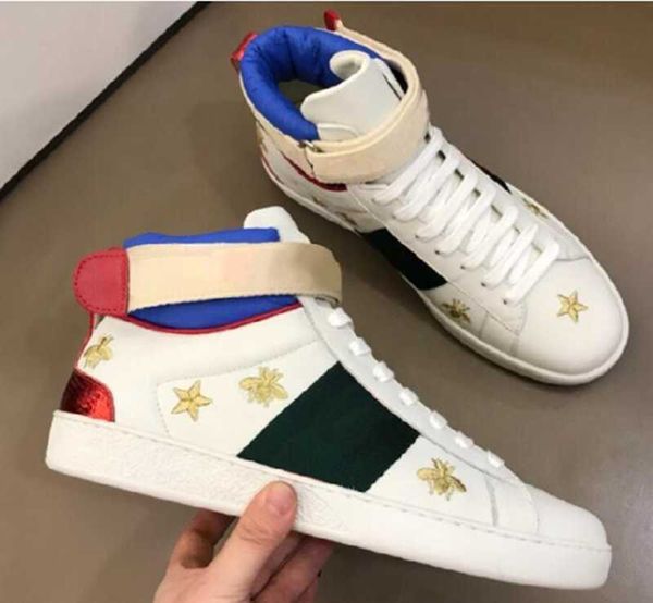 designer shoes outdoor trainer sneakers trainers luxury sneaker high gang white chaussures leather embroidery classic men women box included, Black
designer shoes outdoor trainer sneakers trainers luxury sneaker high gang white chaussures leather embroidery classic men women box included, Black