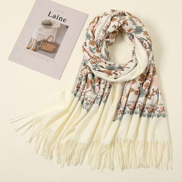luxury woman winter cashmere scarf embroidery fashion female shawl pashmina tassels winter wraps stoles headscarf foulard, Blue;gray
luxury woman winter cashmere scarf embroidery fashion female shawl pashmina tassels winter wraps stoles headscarf foulard, Blue;gray